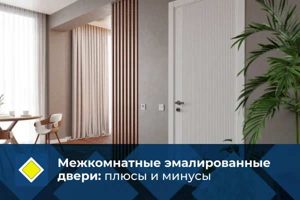 Межкомнатные эмалированные двери: плюсы и минусы