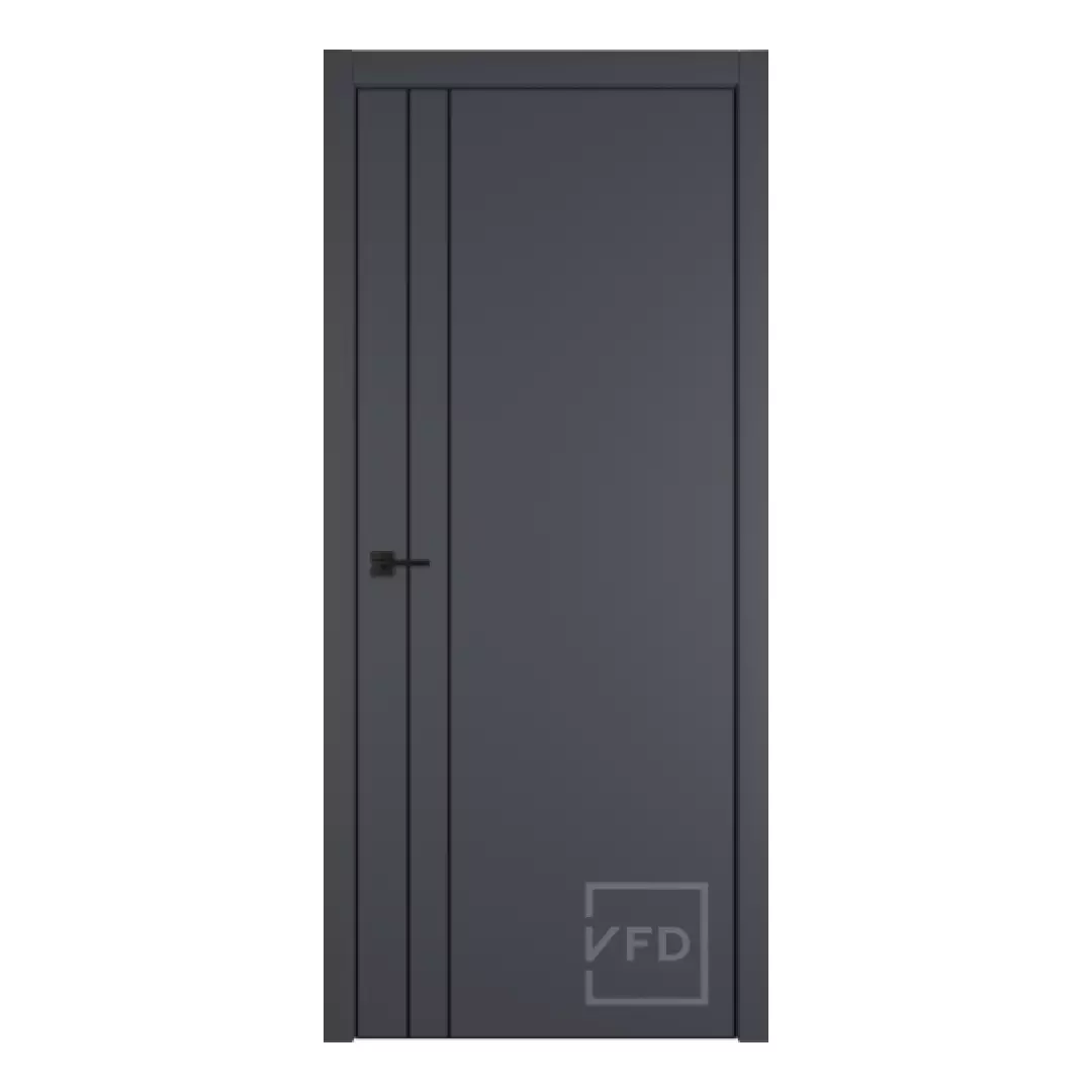 Межкомнатная дверь - Urban 2V (4x4) Onyx - Black Mould