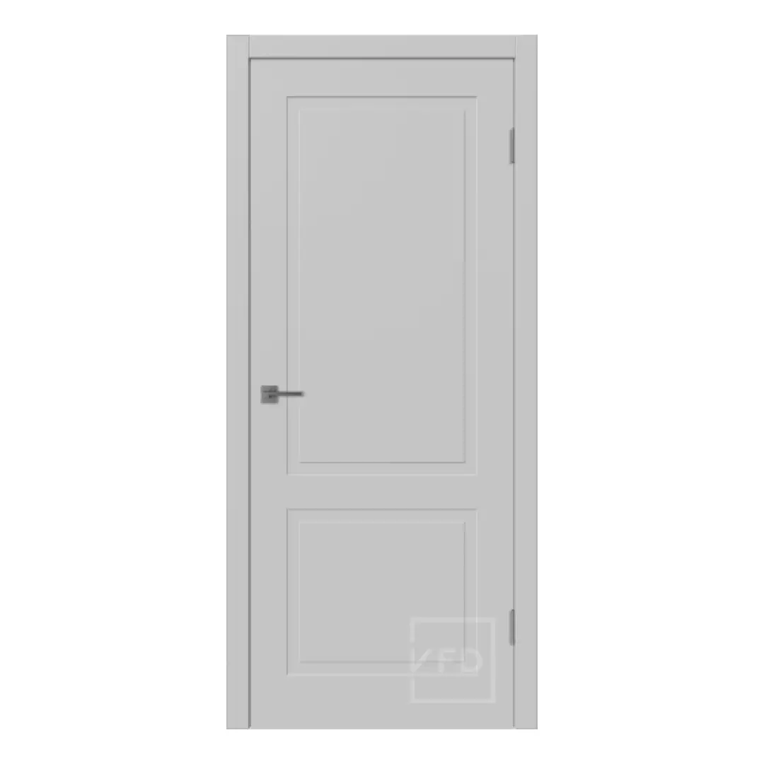 Межкомнатная дверь - Flat 2 Silver